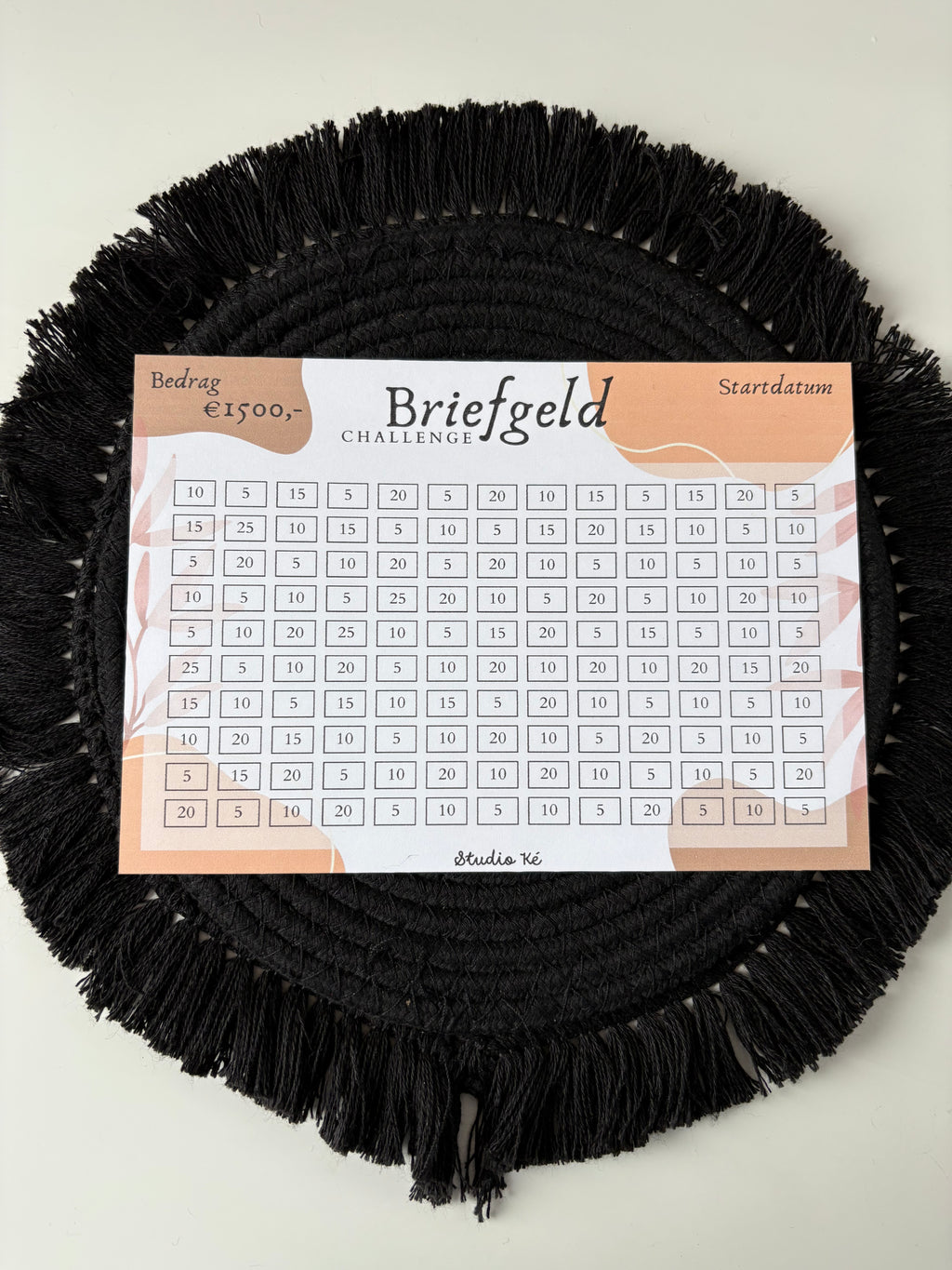 Briefgeld challenge A5