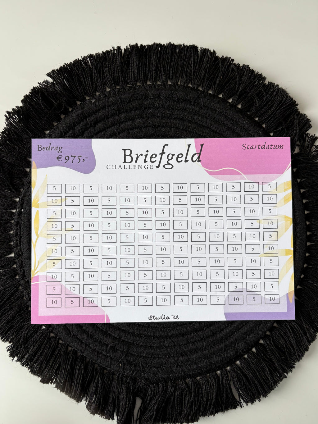 Briefgeld challenge A5